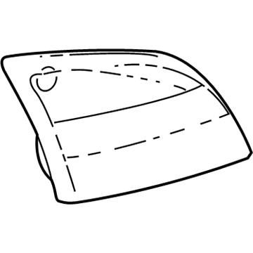 GM 16530510 Lens & Housing, Passenger Side 16530510 GM Lens & Housing, Passenger Side Illustration 1 of 1
