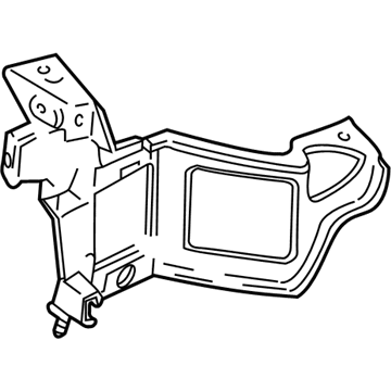 GM 16523184 Mount Panel, Passenger Side 16523184 GM Mount Panel, Passenger Side Illustration 1 of 1