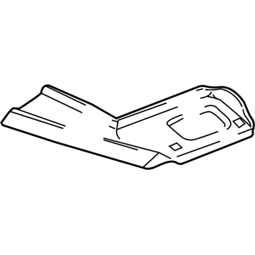 GM 10247838 Support Panel, Passenger Side 10247838 GM Support Panel, Passenger Side Illustration 1 of 1