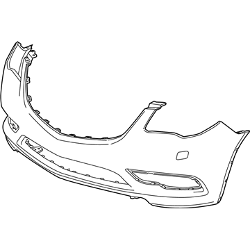 GM 84055839 Bumper Cover 84055839 GM Bumper Cover Illustration 1 of 1