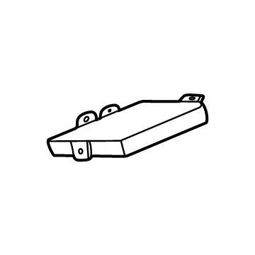 GM 26469840 Baffle, Front Body Hinge Pillar, Lower Inner 26469840 GM Baffle, Front Body Hinge Pillar, Lower Inner Illustration 1 of 1