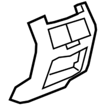 15923600 GM Rear Trim Illustration 1 of 1