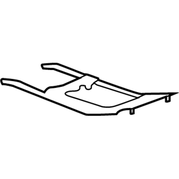 GM 25905699 Trim Plate, Silver, Front 25905699 GM Trim Plate, Silver, Front Illustration 1 of 1
