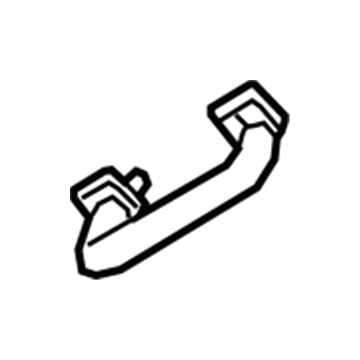 GM 13488276 Grip Handle, Gray, Rear 13488276 GM Grip Handle, Gray, Rear Illustration 1 of 1