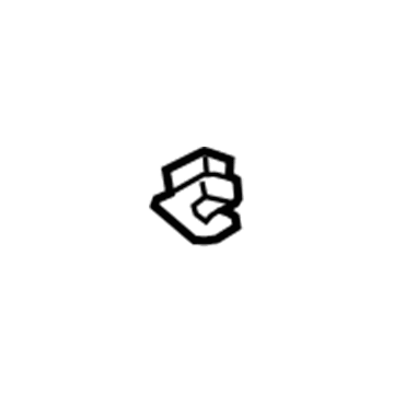 GM 13488275 Holder, Gray 13488275 GM Holder, Gray Illustration 1 of 1