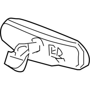 Hummer H2 Car Mirror - 20824386