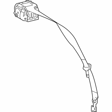 Chevy 84754000 Seat Belt Assembly