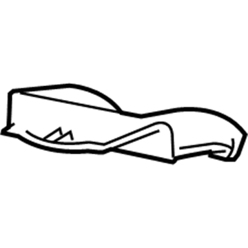 GM 15233160 Blower Case 15233160 GM Blower Case Illustration 1 of 1