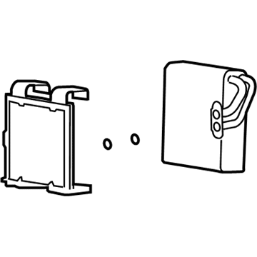 10393237 GM Evaporator Core Illustration 1 of 1