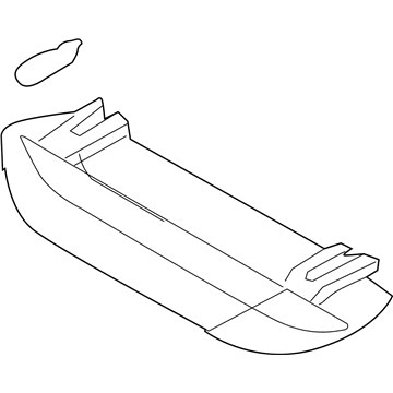 GM 96451125 High Mount Lamp 96451125 GM High Mount Lamp Illustration 1 of 1