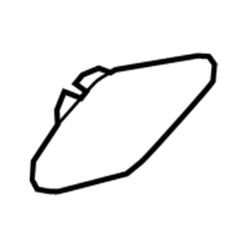 GM 23320816 Speaker Grille, Gray, Passenger Side 23320816 GM Speaker Grille, Gray, Passenger Side Illustration 1 of 1