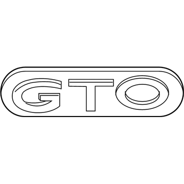 Pontiac 92155829 Nameplate
