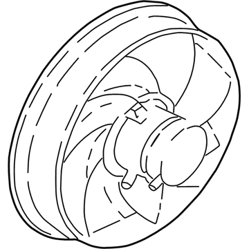 Cadillac 12463003 Fan Blade