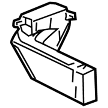 15206749 GM Rear Duct, Passenger Side Illustration 1 of 1