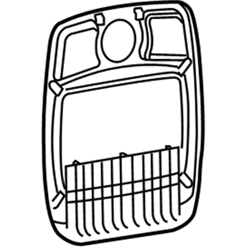 Pontiac 88948109 Back Panel