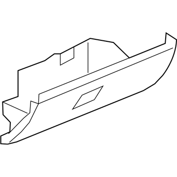 GM 20925877 Glove Box 20925877 GM Glove Box Illustration 1 of 1