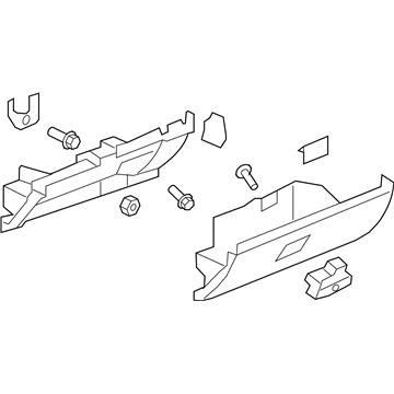 Hummer Glove Box - 25965510