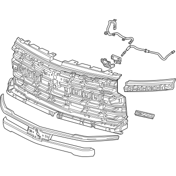 Chevy Silverado 1500 LTD Grille - 85573523