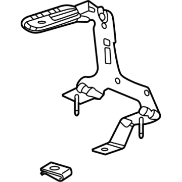 GM 84888602 Bracket, Driver Side 84888602 GM Bracket, Driver Side Illustration 1 of 1