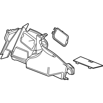 84777454 GM Trunk Side Trim, Jet Black, Rear Passenger Side Illustration 1 of 1