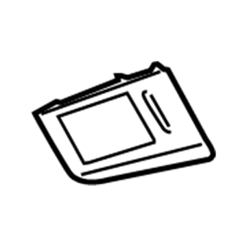 GM 20935548 Trim Plate, Driver Side 20935548 GM Trim Plate, Driver Side Illustration 1 of 1