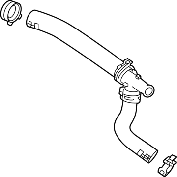 GM 12697176 Outlet Hose 12697176 GM Outlet Hose Illustration 1 of 1