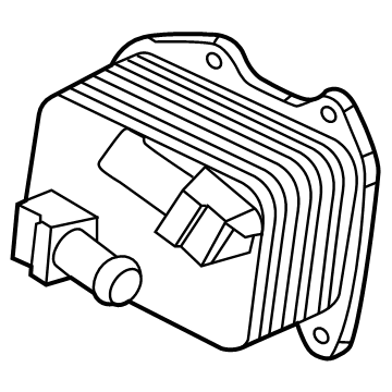 GM 12696432 Oil Cooler 12696432 GM Oil Cooler Illustration 1 of 1