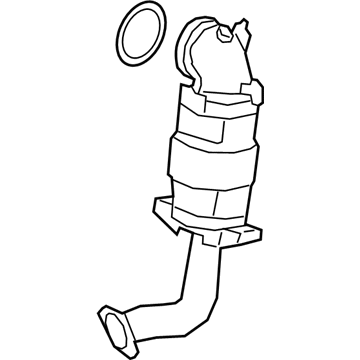 Chevy 55516909 Converter & Pipe