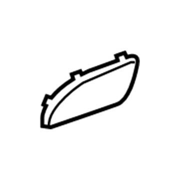 GM 15805430 Cover, Titanium, Passenger Side 15805430 GM Cover, Titanium, Passenger Side Illustration 1 of 1