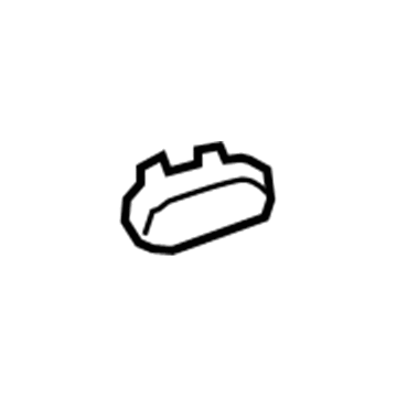 GM 22946882 Rear Pillar Trim Cover, Passenger Side 22946882 GM Rear Pillar Trim Cover, Passenger Side Illustration 1 of 1