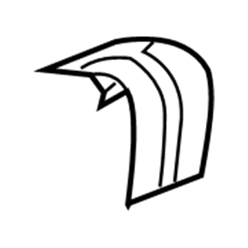 GM 23193645 Hinge Cover, Rear 23193645 GM Hinge Cover, Rear Illustration 1 of 1