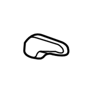GM 86803633 Release Handle, Jet Black, Passenger Side 86803633 GM Release Handle, Jet Black, Passenger Side Illustration 1 of 1