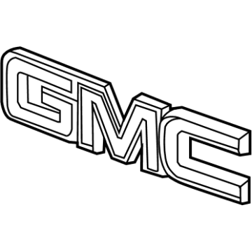 GM 84796749 Emblem 84796749 GM Emblem Illustration 1 of 1