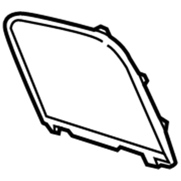 GM 23147381 Speaker Grille, Black; Brown, Driver Side 23147381 GM Speaker Grille, Black; Brown, Driver Side Illustration 1 of 1