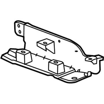 22941831 GM Lower Bracket, Rear Passenger Side Illustration 1 of 1