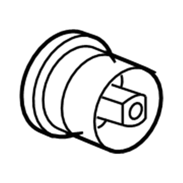 22729411 GM Axle Beam Insulator, Rear Illustration 1 of 1