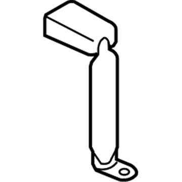 GM 19149756 Center Buckle 19149756 GM Center Buckle Illustration 1 of 1