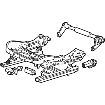 39176561 GM Cushion Frame, Front Illustration 1 of 1