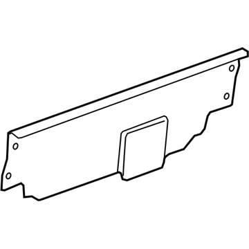 GM 23127776 Front Trim, Rear 23127776 GM Front Trim, Rear Illustration 1 of 1
