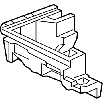 GM 84297629 Support Panel, Rear Driver Side 84297629 GM Support Panel, Rear Driver Side Illustration 1 of 1
