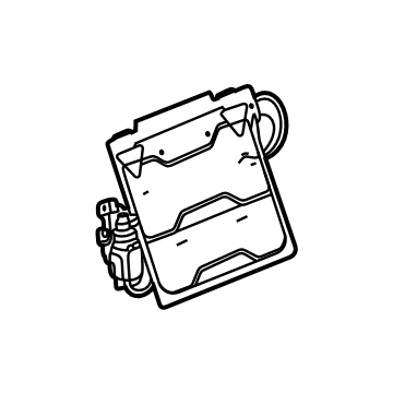 GM 13529179 Lumbar Support, Passenger Side 13529179 GM Lumbar Support, Passenger Side Illustration 1 of 1