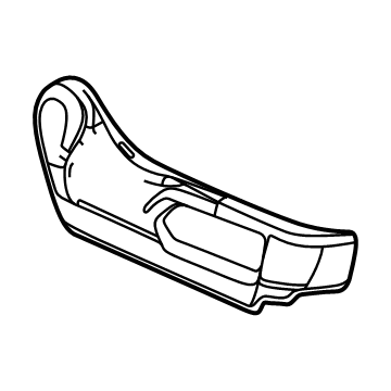 GM 84987344 Outer Finish Panel, Front 84987344 GM Outer Finish Panel, Front Illustration 1 of 1