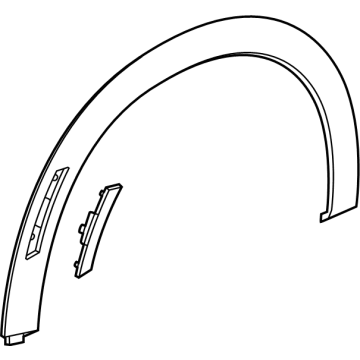 Cadillac 85731753 Wheel Opening Molding