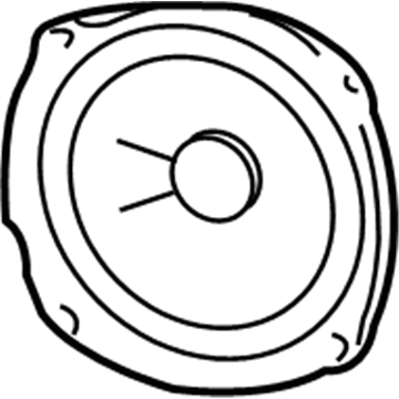 Chevy 15886474 Rear Speaker