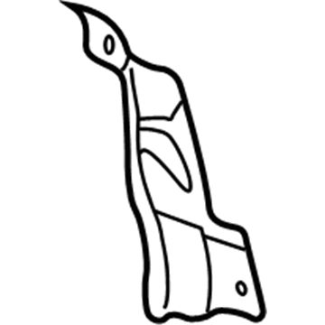 25749671 GM Filler Panel, Driver Side Illustration 1 of 1
