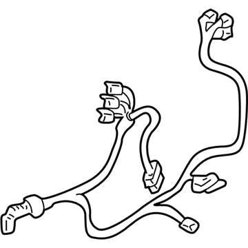15381039 GM Wire Harness, Front Passenger Side Illustration 1 of 1