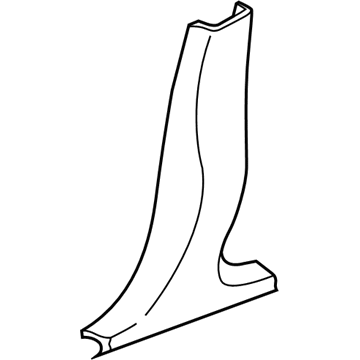 GM 22655319 Lower Center Pillar Trim, Gray, Inner Driver Side 22655319 GM Lower Center Pillar Trim, Gray, Inner Driver Side Illustration 1 of 1