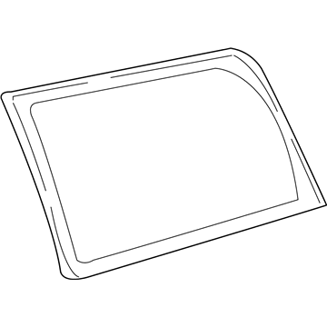 Chevy 15762681 Quarter Glass