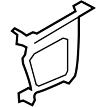 15113356 GM Lower Filler, Driver Side Illustration 1 of 1