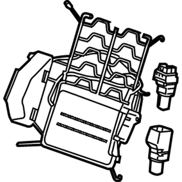 GM 23164577 Lumbar Support 23164577 GM Lumbar Support Illustration 1 of 1